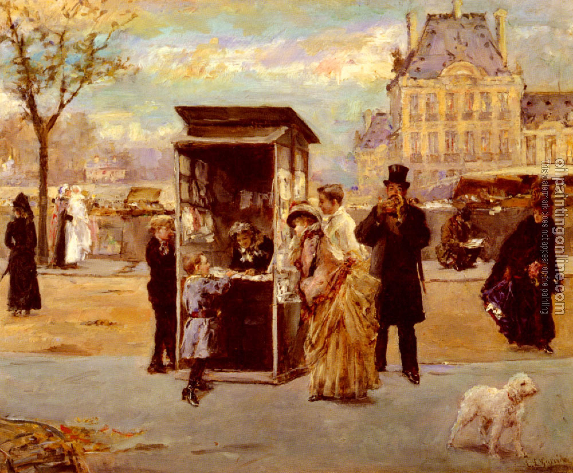 Eduardo Leon Garrido - The Kiosk By The Seine